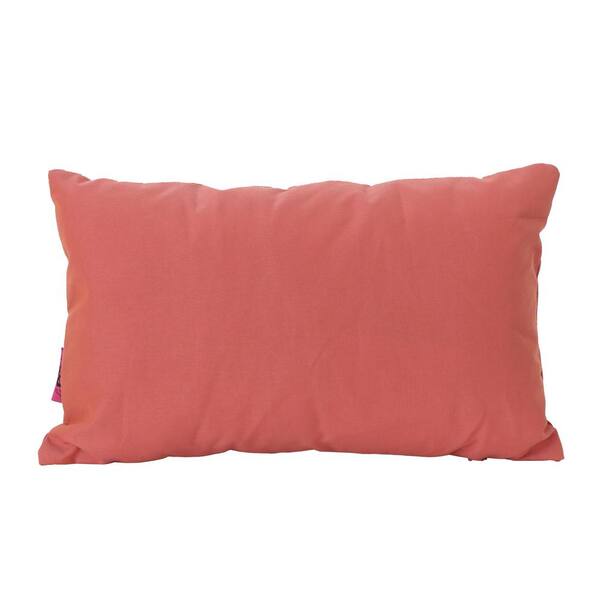 Solid coral best sale throw pillows