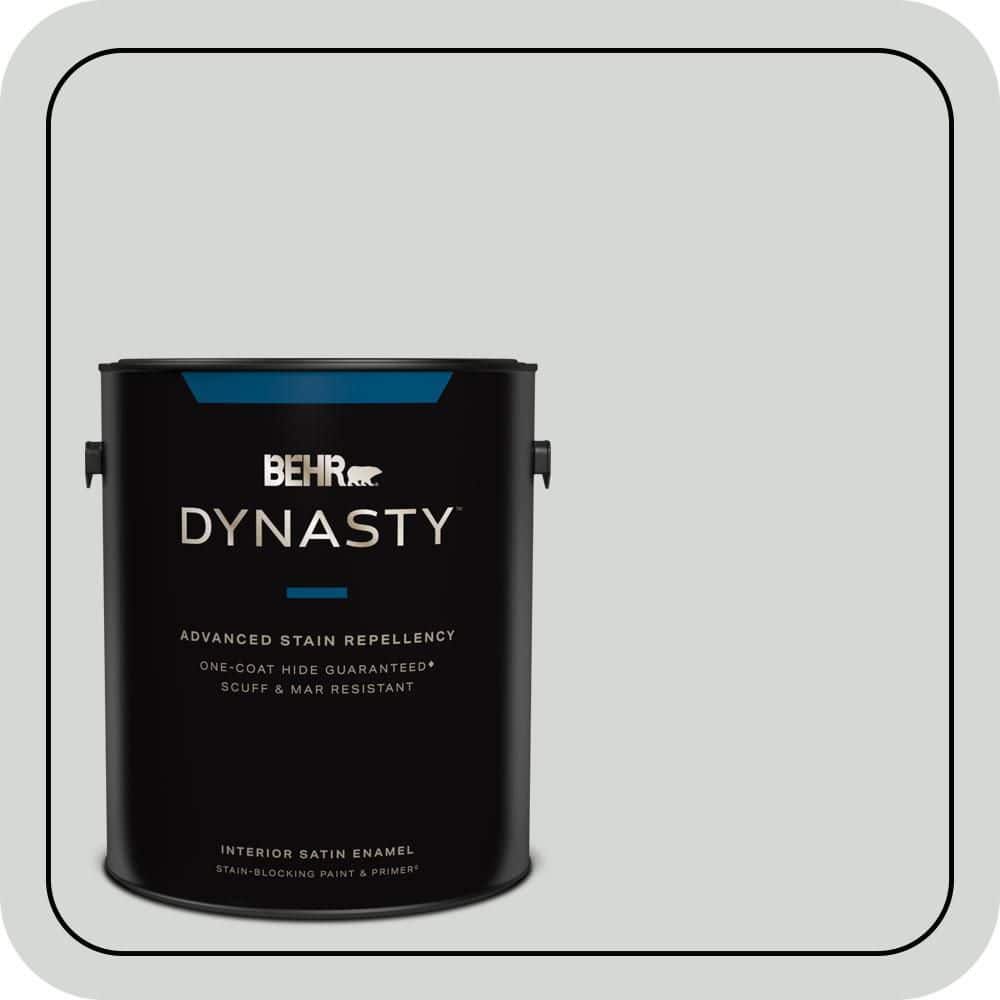 1 gal. #710E-2 Pensive Sky Satin Enamel Interior Stain-Blocking Paint and Primer price history on PriceWatchPro