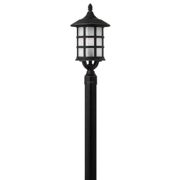 Freeport 1-Light Black Outdoor Post or Pier Mount
