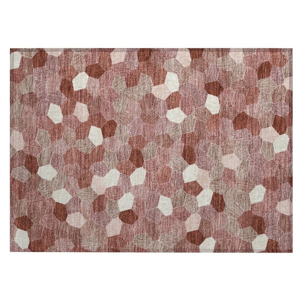 Chantille Machine Washable Indoor/Outdoor Abstract ACN2573 Burgundy 2 ft. x 3 ft. Accent Rug price history on PriceWatchPro