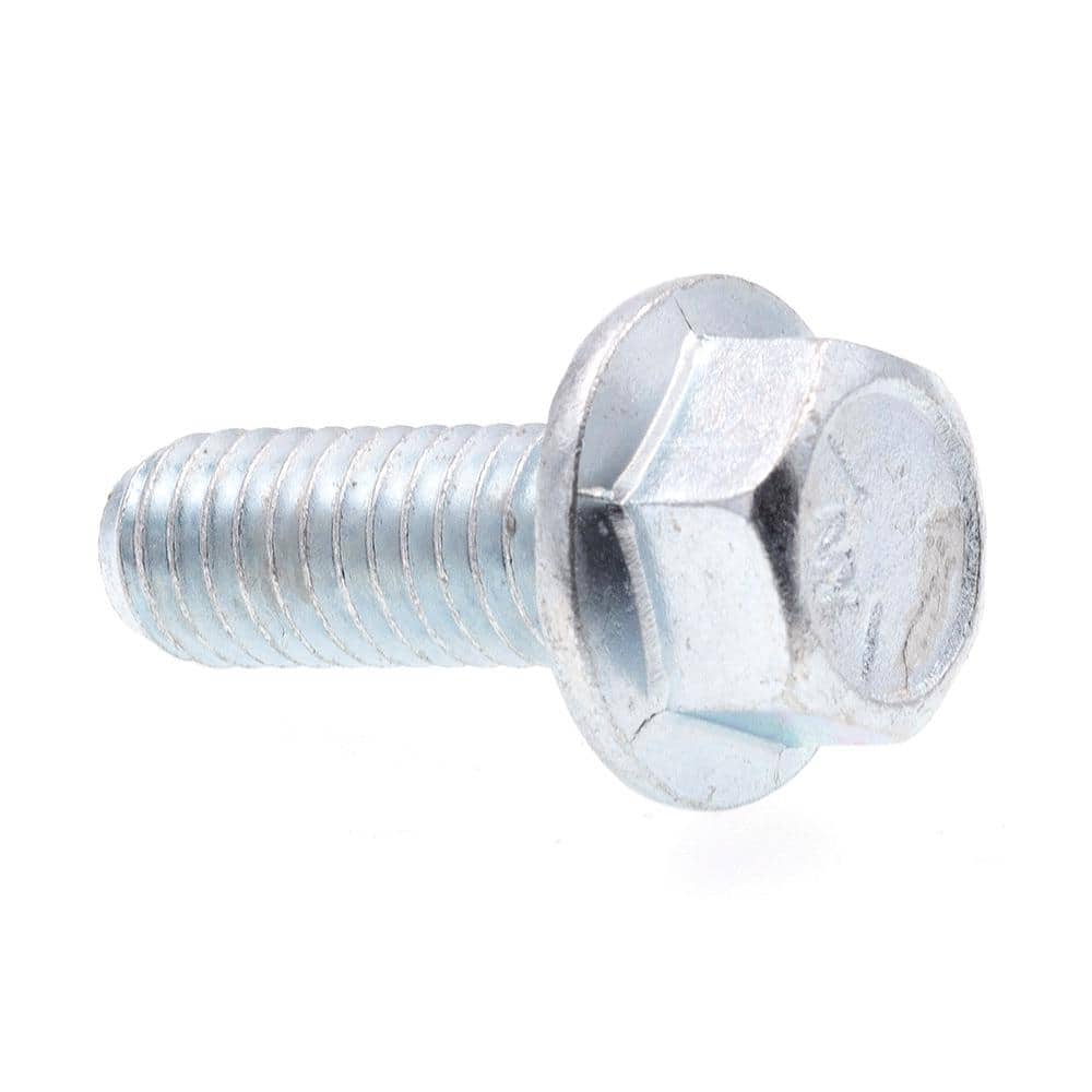 Prime-Line 3/8 in.-16 x in. Zinc Plated Case Hardened Steel Serrated  Flange Bolts (25-Pack) 9091159 The Home Depot