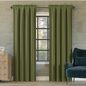 Sun Zero Alna Theater Grade Sage Green Polyester 52 in. W x 63 in