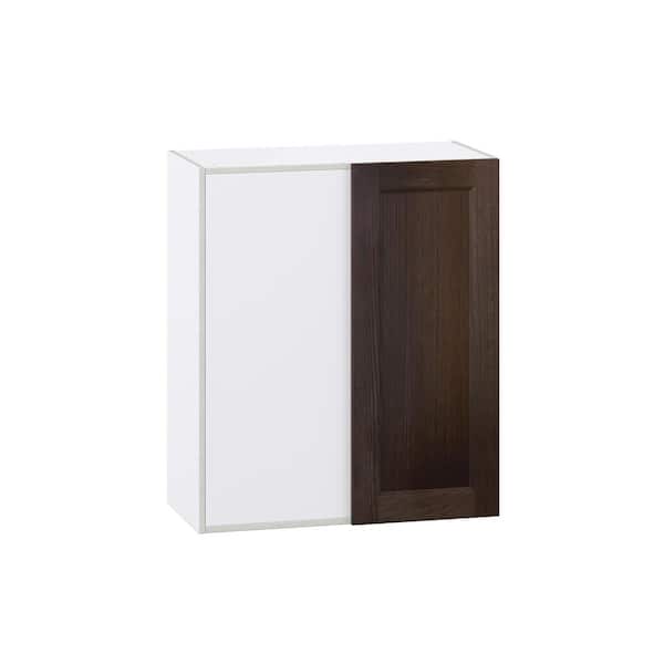 Lincoln Chestnut Solid Wood Assembled Wall Blindcorner Right Kitchen Cabinet (30 in. W x 35 in. H x 14 in. D)