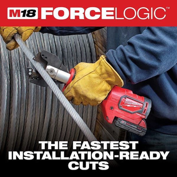 Milwaukee M18 18V Lith-Ion Cordless FORCE LOGIC Cable Cutter w/ CU