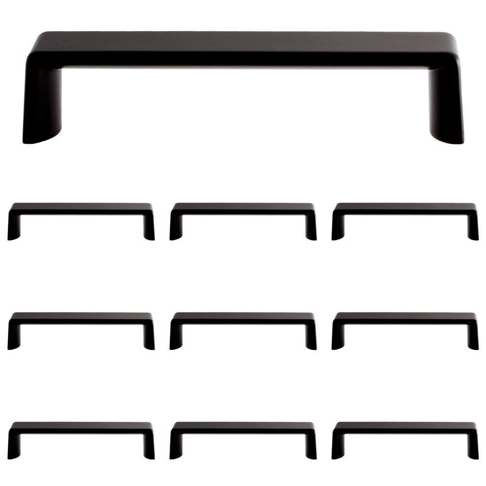 Lancaster Matte Black 3-3/4" Center to Center Bar Pull