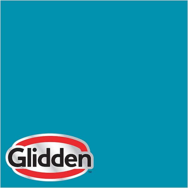 Glidden Premium 5-gal. #HDGB40 Caribbean Sea Semi-Gloss Latex Exterior Paint