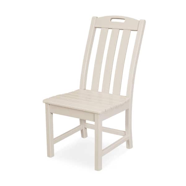 Trex Outdoor Furniture Yacht Club Sand Castle Plastic Outdoor Dining Chair