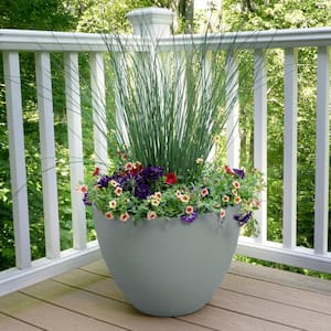 Decatur 22 in. Mercury Resin Planter Pot