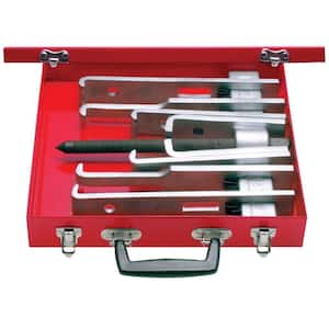 14 Piece Cased Set of 6 Ton 2 Arm Pullers With 8 Jaws