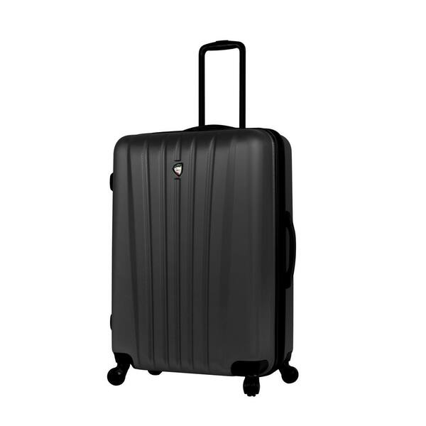 Mia Toro Magari 28 in. Black Hard Side Spinner Suitcase