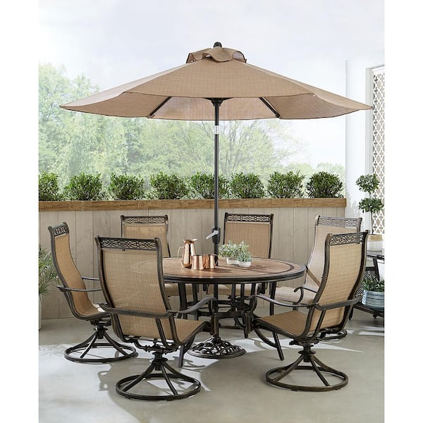 Durango chair and best sale dining set with parasol