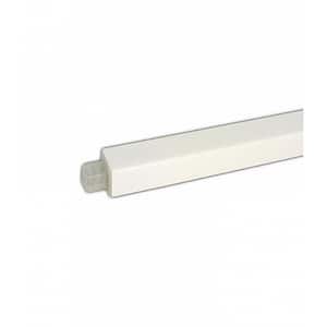 24 in. Wall Mounted Towel Bar in White
