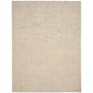 Interlock Ivory/Multi 8 ft. x 11 ft. Geometric Modern Area Rug