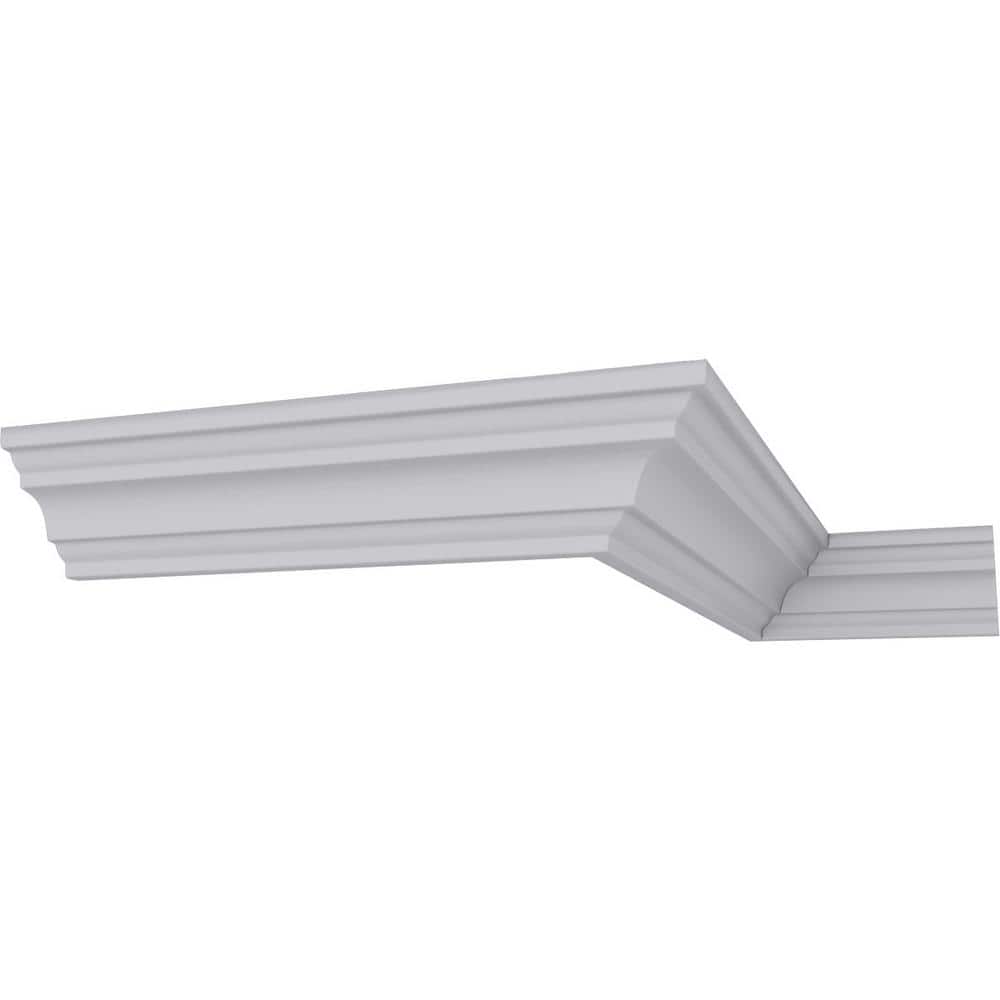 Salem White Polyurethane Crown Moulding 94.5" Length