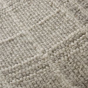 6 in. x 6 in. Pattern Carpet Sample - Checkerboard - Color Quarry/Ivory