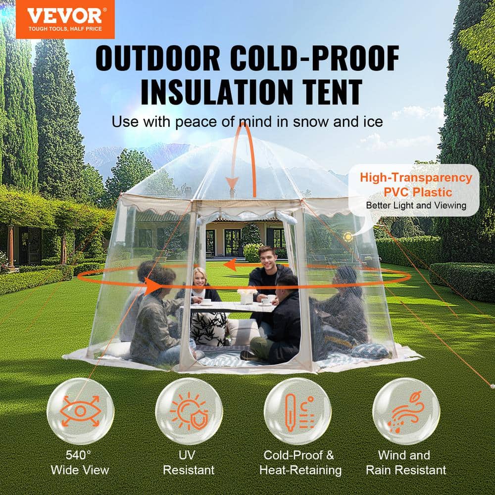 Large Clear PVC Instant Pop-Up Sports Tent Shelter