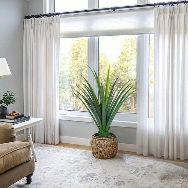 3.7 ft. / 44.1 in Artificial Spiked Agave Plant Faux Agave Plant for Indoor Outdoor Decor(Set of 2)