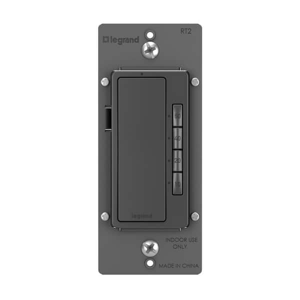 radiant 4 Button 60-Minutes, 40-Minutes, 20-Minutes, 10-Minutes Indoor Digital Countdown Timer, Black