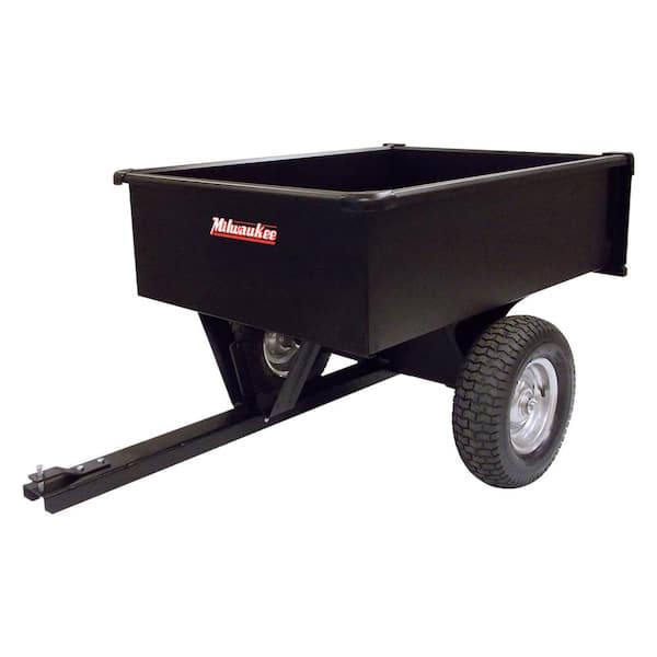 900 lb. 10 cu. ft. Tow Behind Steel Dump Cart