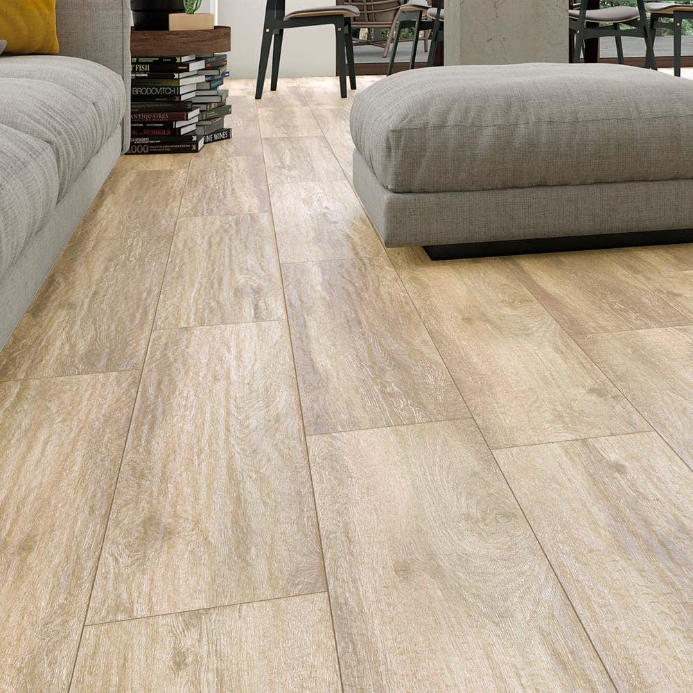 Blackthorn Beige Matte Porcelain Large Format Tile