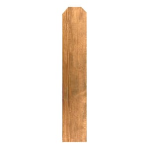 5/8 in. x 5.5 in. x 6 ft. Color Pro Treated Red Pine Fence Picket