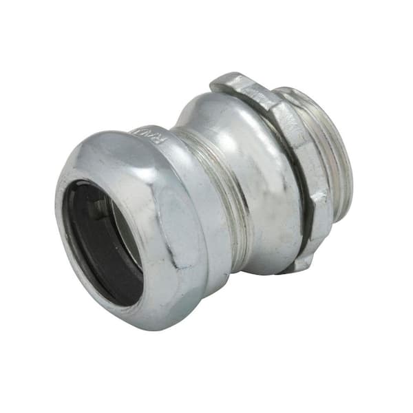 1/2 in. EMT Compression Connector Insulated or Non-insulated, 25-Pack