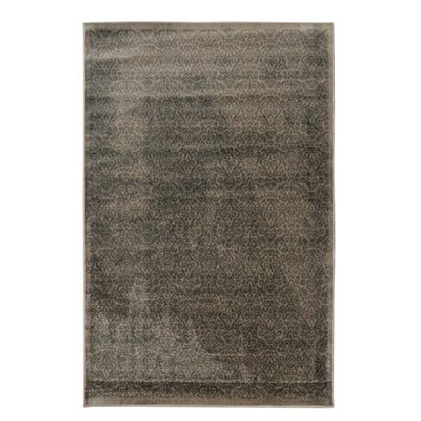 Linon Home Decor Crop Luster Grey and Charcoal 9 ft. x 12 ft. Area Rug