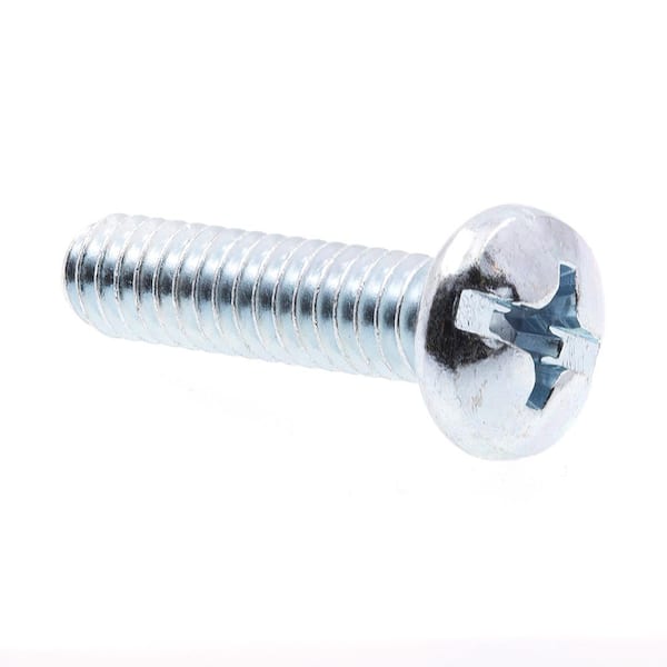 Prime-Line 1/4 in.-20 x 1 in. Zinc Plated Steel Phillips/Slotted