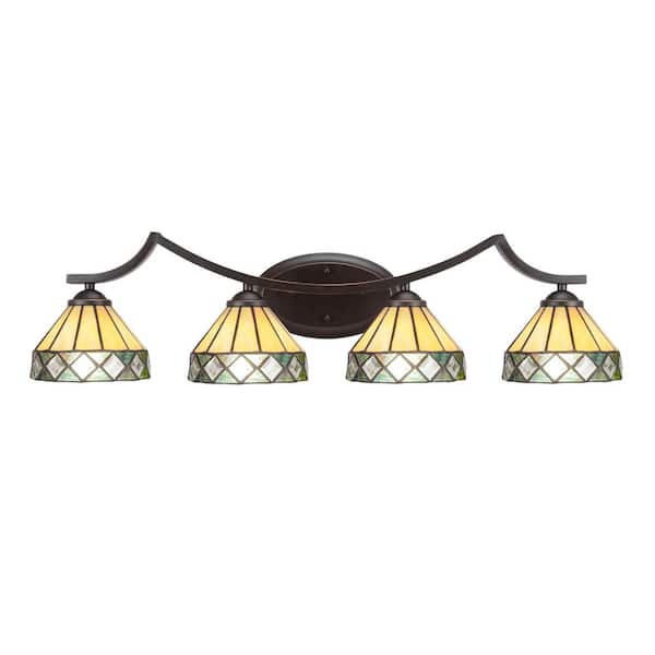 Unbranded Cleveland 8.5 in. 1-Light Dark Granite Vanity Light