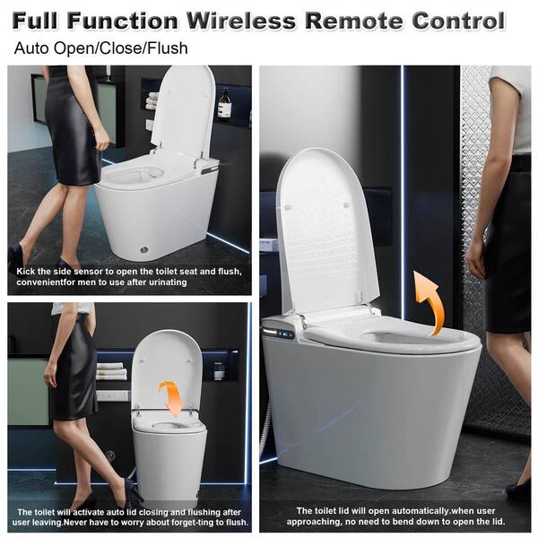 GIVING TREE Smart Toilet Bidet with Warm Air Dryer and Aroma Diffusion