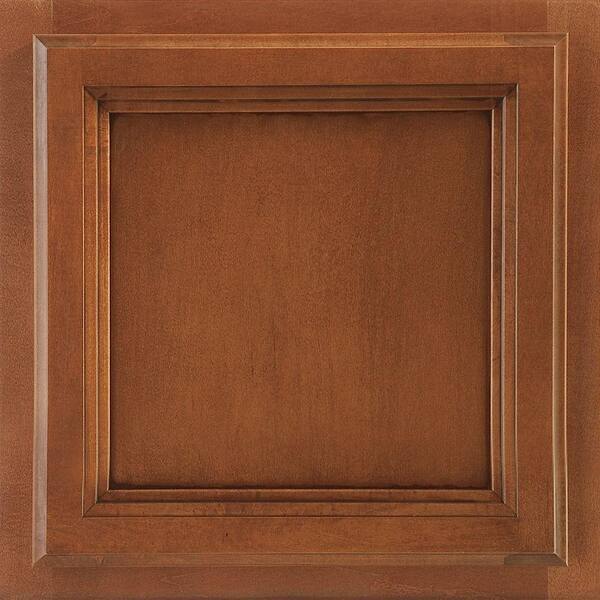 American Woodmark Ashland 13 x 12 6/7 in. Cabinet Door Sample in Auburn Glaze