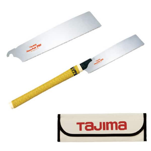 Tajima 10.4 in. Pull Saw with Rubber Handle
