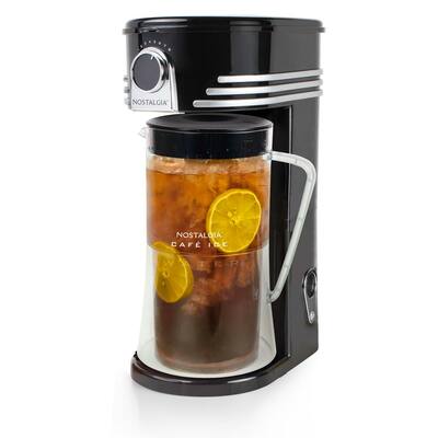 CIT3PLSBK 12 Cup Ice Brew Tea and Drip Coffee Maker with Plastic Pitcher, Black