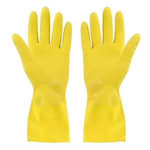 O-Cedar Playtex Handsaver Yellow Latex/Neoprene/Nitrile Gloves, Medium  (1-Pair) 163676 - The Home Depot