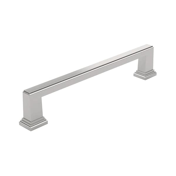 Richelieu Hardware Mirabel Collection 6-5/16 in. (160 mm) Classic Brushed Nickel Rectangular Cabinet Bar Pull