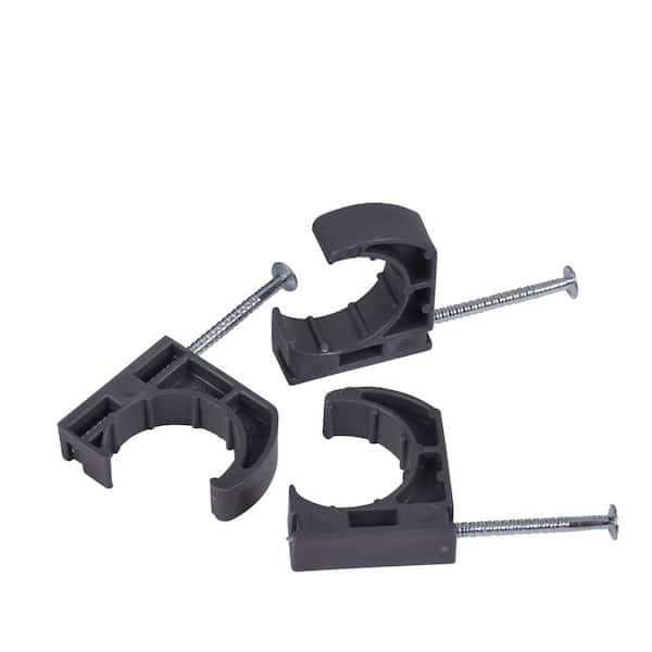 QWORK 3/4 Inch Pipe Suspension Clamp – 50-Pack, Hard Plastic, For PEX, Copper & CPVC Pipes – Push-On Installation, No Soldering, Corrosion Resistant