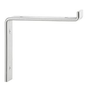 6 in. Satin Nickel Steel Shelf Bracket