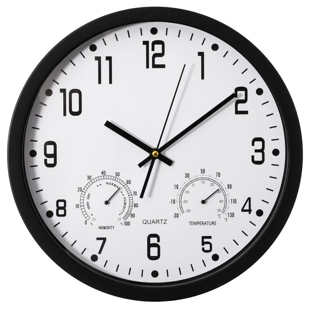 インテリア時計 onulife Temperature and humidity clock 14-clockswise-wall-clocks-