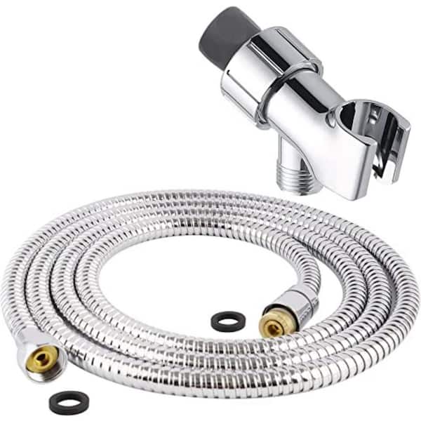 Dyiom All Metal Shower Hose, Shower Head Holder for Handheld Shower Head,  Stainless Steel Extra Long Shower Hose Replacement B09TKJBPDP - The Home  Depot