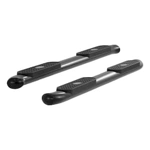 4-Inch Oval Black Steel Nerf Bars, Select Chevrolet Traverse, GMC Acadia