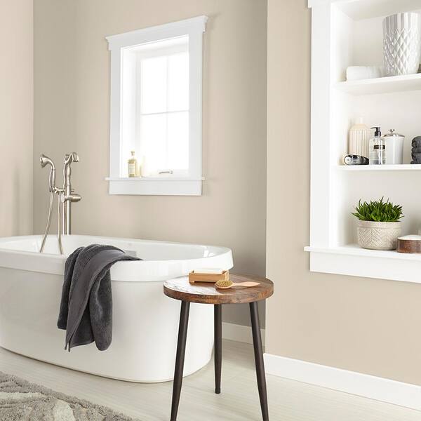 BEHR DYNASTY 1 qt. #PPU4-12 Natural Almond Semi-Gloss Enamel Interior  Stain-Blocking Paint & Primer 365004 - The Home Depot