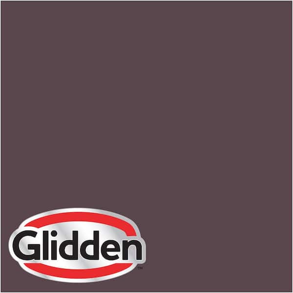Glidden Premium 5 gal. #HDGR13D Black Currant Flat Interior Paint with Primer