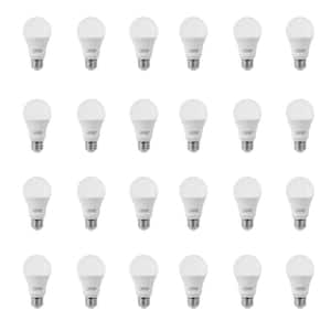 60-Watt Equivalent A19 Non-Dimmable General Purpose E26 Medium Base LED Light Bulb, Cool White 4100K (24-Pack)