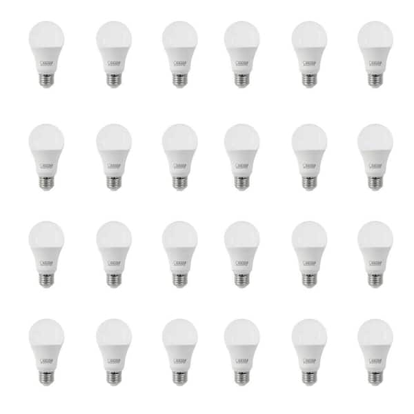 Feit Electric 60-Watt Equivalent A19 Non-Dimmable General Purpose E26 Medium Base LED Light Bulb, Cool White 4100K (24-Pack)