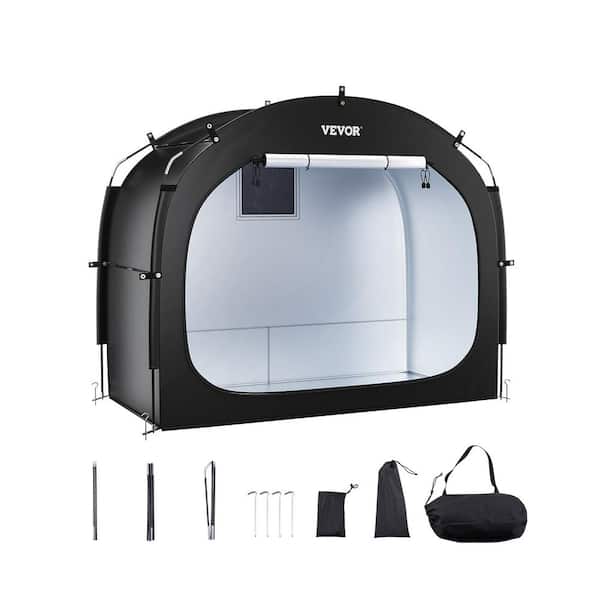 VEVOR Bike Storage Tent, 3 to 4 Bikes, Outdoor Spacious Bike Storage Tent with Ventilated Window, Waterproof, Easy-to-Install