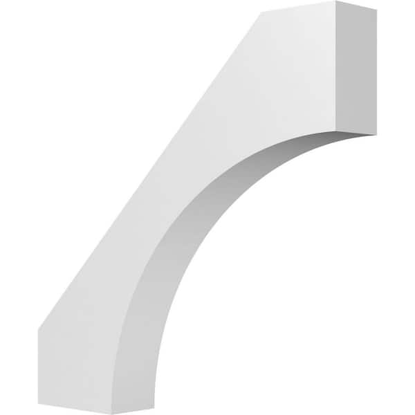 Ekena Millwork Westlake 3 in. x 18 in. x 18 in. Architectural Grade PVC Knee Brace