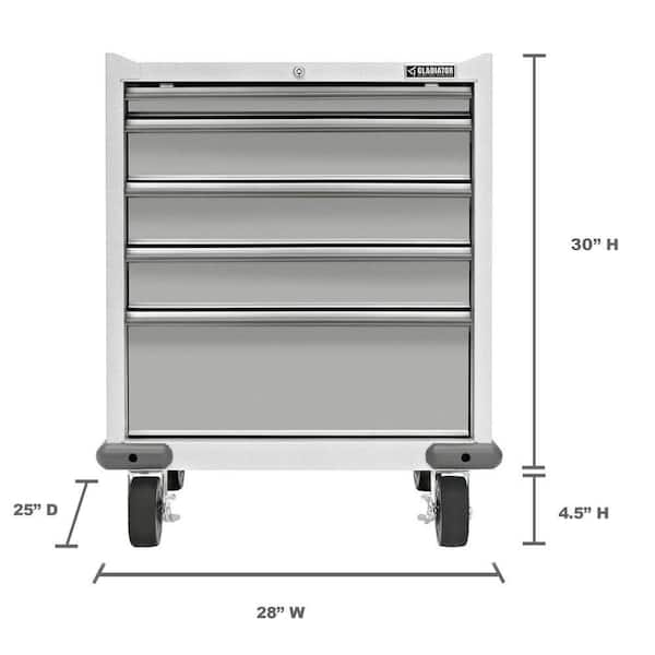 BLACK & DECKER Wood Composite Garage Cabinet (47.75-in W x 76.75-in H x  19.75-in D) at