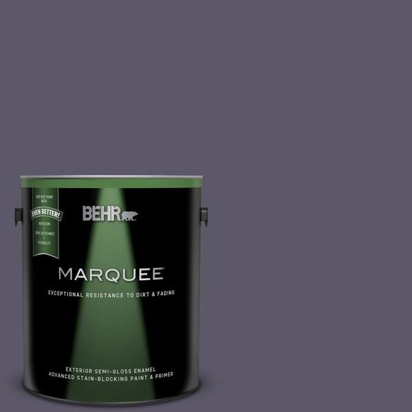 BEHR MARQUEE 1 gal. #UL250-22 Legacy Semi-Gloss Enamel Exterior Paint and Primer in One