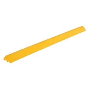 72 in. Recycled Yellow Plastic Car Stop