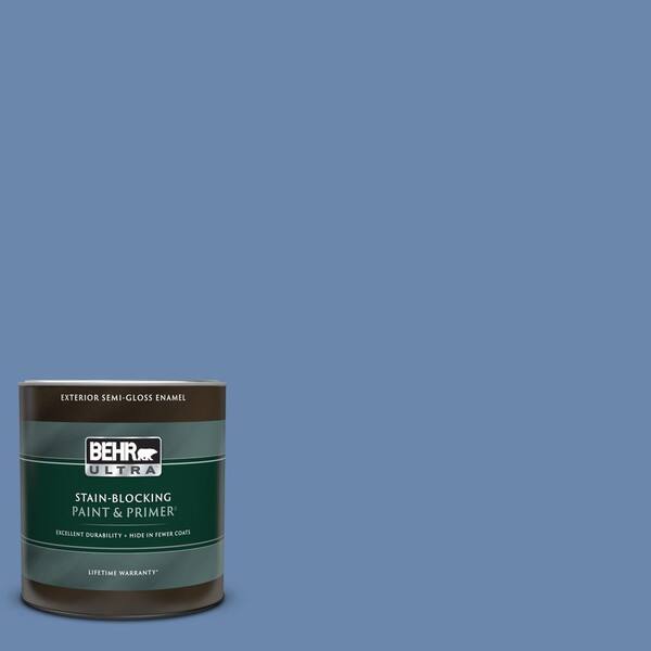 Have a question about BEHR ULTRA 1 qt. #M530-5 Cowgirl Blue Semi-Gloss ...